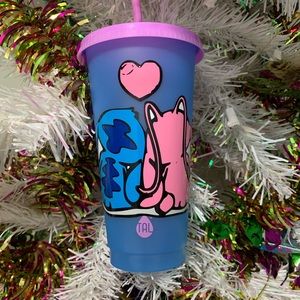 Stitch and Angel Starbucks Cup